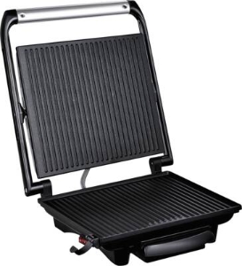 Tefal GC241D Kontaktgrill Inicio Edelstahl-Schwarz 