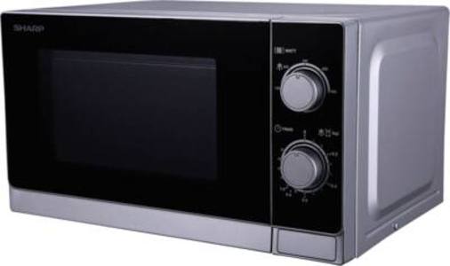 Sharp R200INW Mikrowelle stand Schwarz-Silber 20 Liter 800W