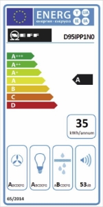Neff DIPP951N Schrägesse, Abluft-/Umluftbetrieb 90cm D95IPP1N0