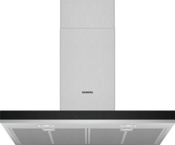 Siemens LC77BHM50 Kamin- Dunstabzugshaube Edelstahl 75 cm  Abluft,Umluft umrüstbar,710m³/?h (Abluft), 370m³/?h (Umluft)