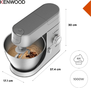 Kenwood Elektro KVC3110S Küchenmaschine Chef   1000 Watt, Silber