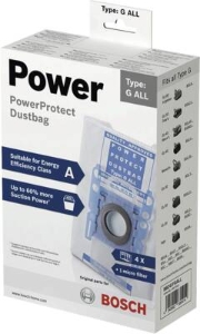 Bosch PowerProtect Staubbeutel: Type G ALL Staubsaugerbeutel