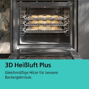 Siemens HB510ABR1 iQ100, Einbau-Backofen, 60 x 60 cm Edelstahl