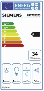 Siemens LR27CBS20 Deckenlüfter 120 cm  