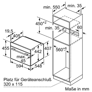Siemens CS658GRS7 Edelstahl Kompaktdampfbackofen 