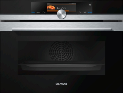 Siemens CS658GRS7 Edelstahl Kompaktdampfbackofen 