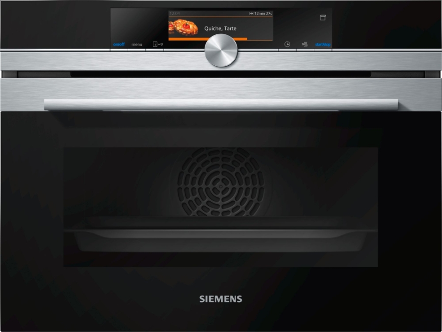 Siemens CS658GRS7 Edelstahl Kompaktdampfbackofen 