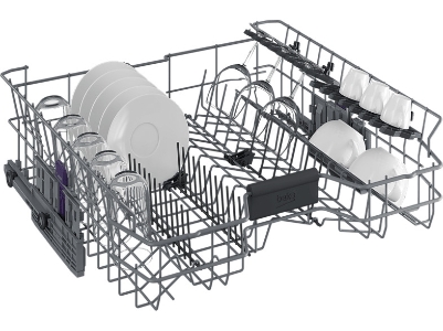 Beko DSN29551X Geschirrspüler Einbau teilintegriert 60 cm  mit Besteckschublade