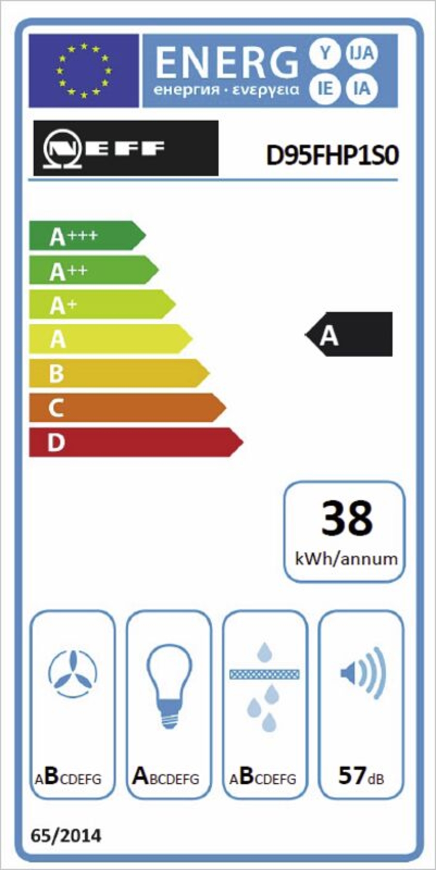 Neff DFHP951S Wandesse, 89 cm D95FHP1S0