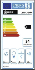 Neff DBCP952N Wandesse 90 cm Edelstahl D95BCP2N0 