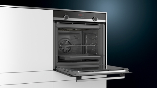 Siemens HB574ABR1  iQ300, Einbau-Backofen Edelstahl Selbstreinigung Edelstahl