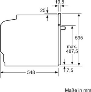 Siemens HB574ABR1  iQ300, Einbau-Backofen Edelstahl Selbstreinigung Edelstahl
