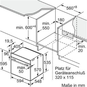 Siemens HB574ABR1  iQ300, Einbau-Backofen Edelstahl Selbstreinigung Edelstahl
