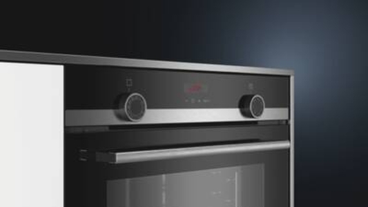 Siemens HB574ABR1  iQ300, Einbau-Backofen Edelstahl Selbstreinigung Edelstahl