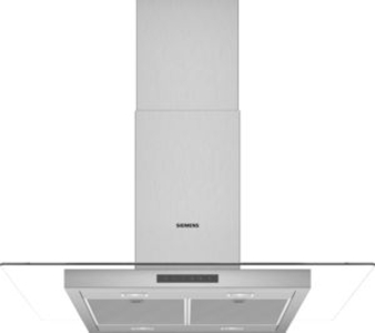 Siemens LF97GBM50 Glas-EsseEdelstahl mit Glasschirm Insel-Esse, 90 cm