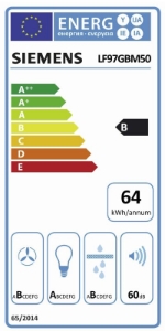 Siemens LF97GBM50 Glas-EsseEdelstahl mit Glasschirm Insel-Esse, 90 cm