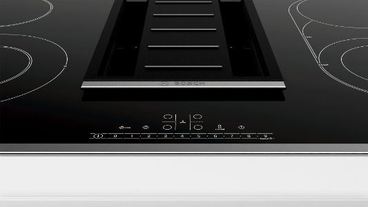 Bosch PKM845F11E Glaskeramik-Kochfeld Autark mit Kochfeldabzug 80 cm