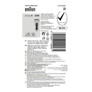 Braun Personal Care 83M Elektrorasierer Ersatzscherteil 