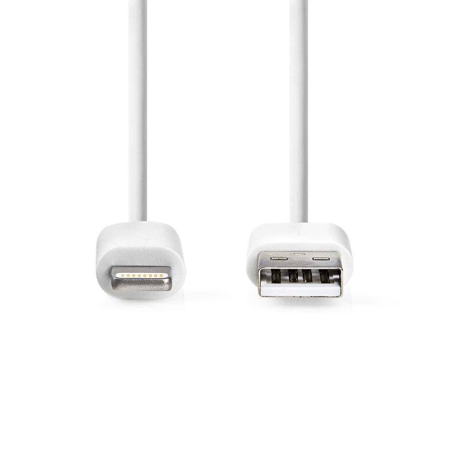 Nedis CCGW39300WT10 Daten- und Ladekabel | Apple Lightning 1,0 m | weiß