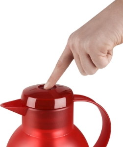 Emsa SAMBA Isolierkanne Quick-Press 1,0 L Rot 