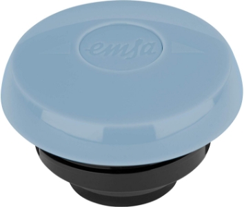 Emsa SAMBA Isolierkanne Quick-Press 1,0 L Puder-Blau 