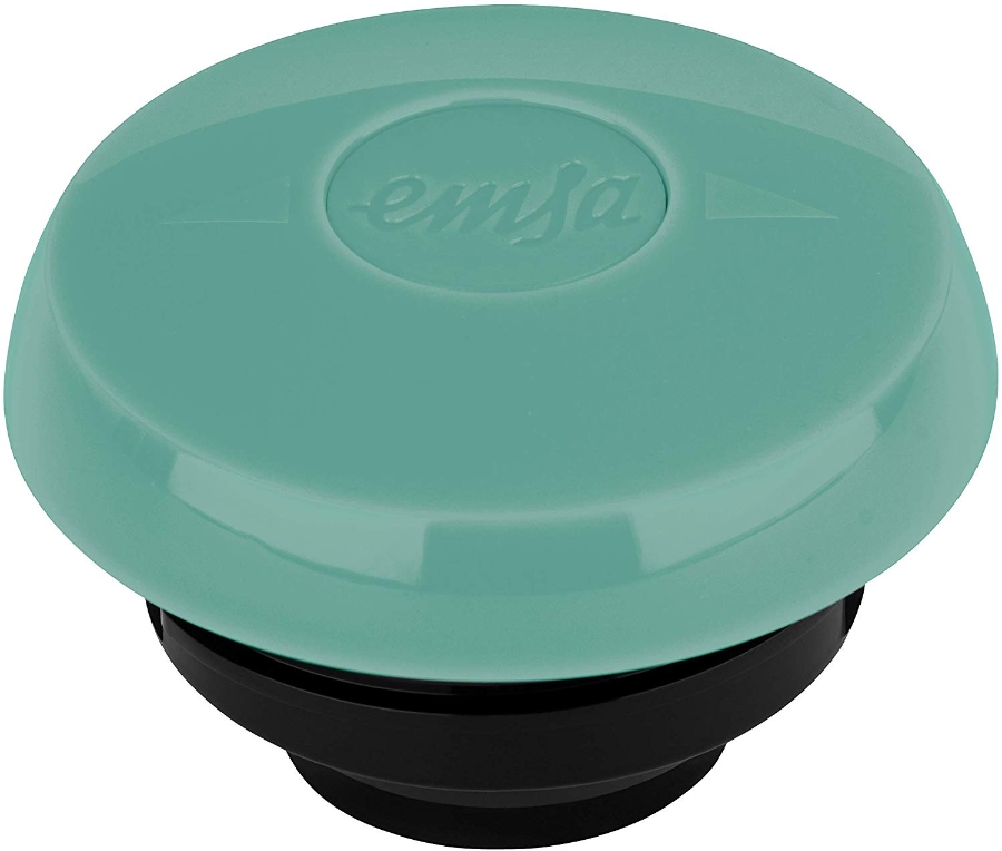 Emsa SAMBA Isolierkanne Quick-Press 1,0 L Puder-Grün 