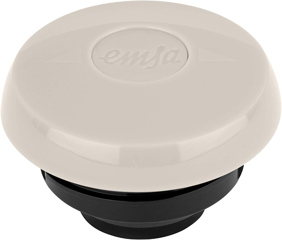 Emsa SAMBA Isolierkanne Quick-Press 1,0 L Puder-Grau 