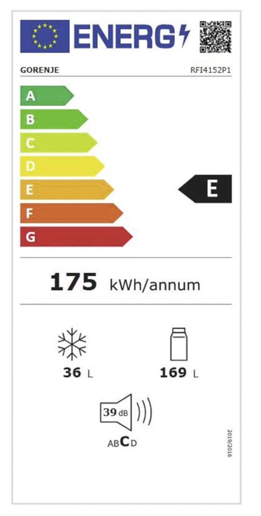 Gorenje RFI4152P1 Kühl-Gefrierkombination Einbau  144cm Nische