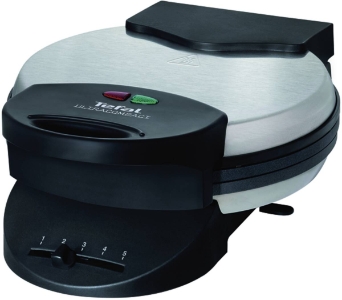 Tefal WM310D WaffeleisenEdelstahl-Schwarz 1000W WM310D
