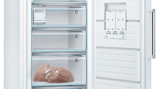 Bosch GSN58AWDV  Gefrierschrank Stand  191 x 70 cm, Weiss 366 Liter