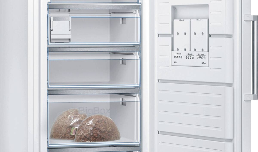 Bosch GSN58AWDV  Gefrierschrank Stand  191 x 70 cm, Weiss 366 Liter