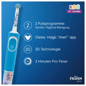 Oral-B Vitality Kids Frozen Elektrische Kinderzahnbürste Blau 