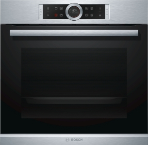 Bosch HRG6753S2 Edelstahl Backofen mit Dampfunterstützung Pyrolyse(Selbstreinigung)