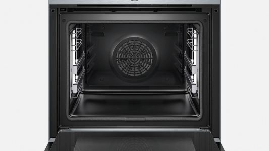 Bosch HRG6753S2 Edelstahl Backofen mit Dampfunterstützung Pyrolyse(Selbstreinigung)