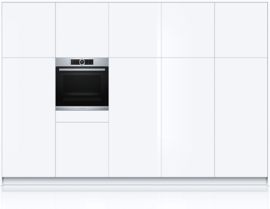Bosch HRG6753S2 Edelstahl Backofen mit Dampfunterstützung Pyrolyse(Selbstreinigung)