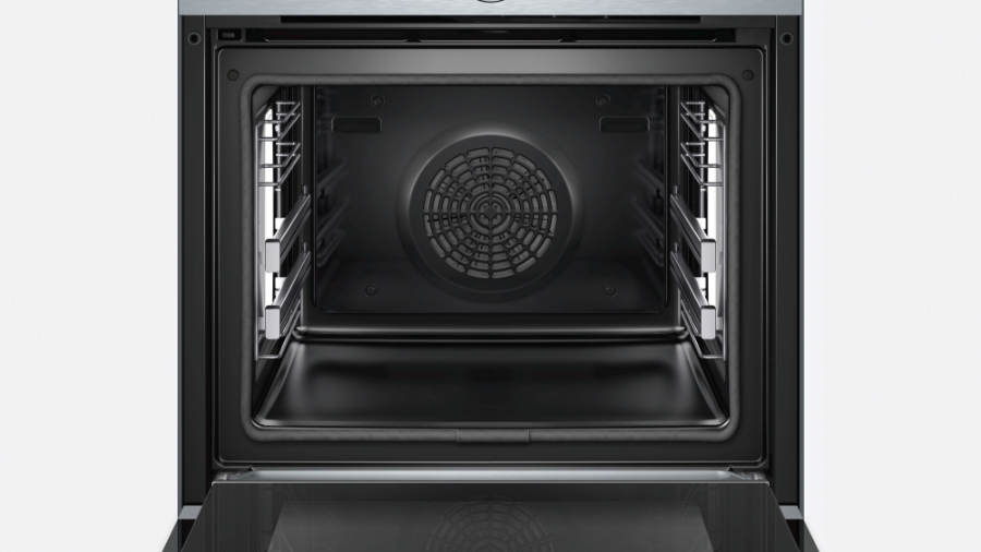 Bosch HRG6753S2 Edelstahl Backofen mit Dampfunterstützung Pyrolyse(Selbstreinigung)