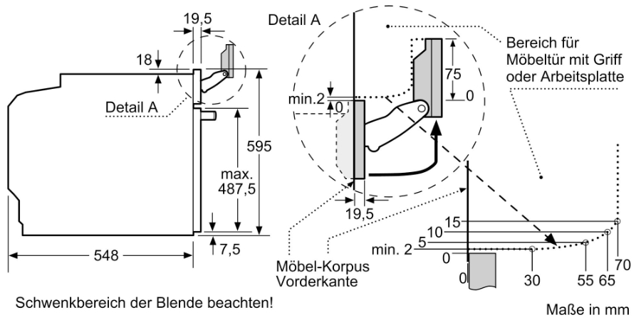 Bosch HRG6753S2 Edelstahl Backofen mit Dampfunterstützung Pyrolyse(Selbstreinigung)