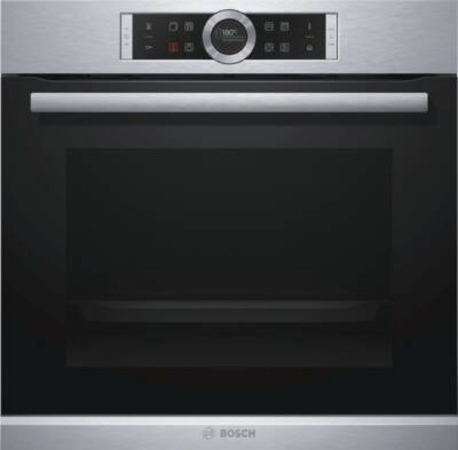 Bosch HRG6753S2 Edelstahl Backofen mit Dampfunterstützung Pyrolyse(Selbstreinigung)