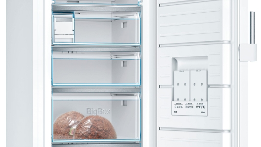 Bosch GSN51EWDV Select Line Serie 6  Stand-Gefrierschrank  NoFrost, 161 x 70 cm,weiß