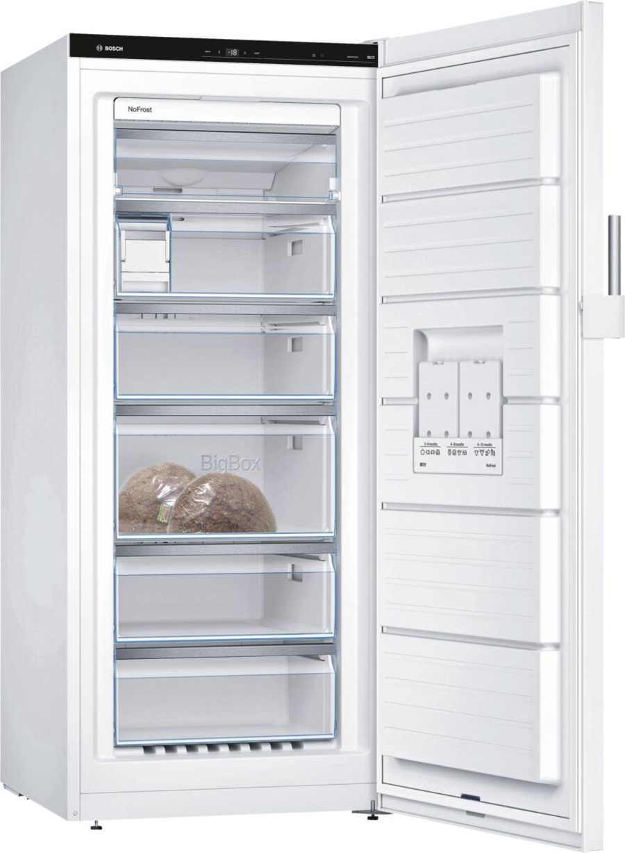 Bosch GSN51EWDV Select Line Serie 6  Stand-Gefrierschrank  NoFrost, 161 x 70 cm,weiß