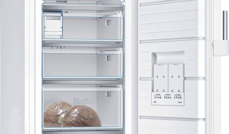 Bosch GSN51EWDV Select Line Serie 6  Stand-Gefrierschrank  NoFrost, 161 x 70 cm,weiß