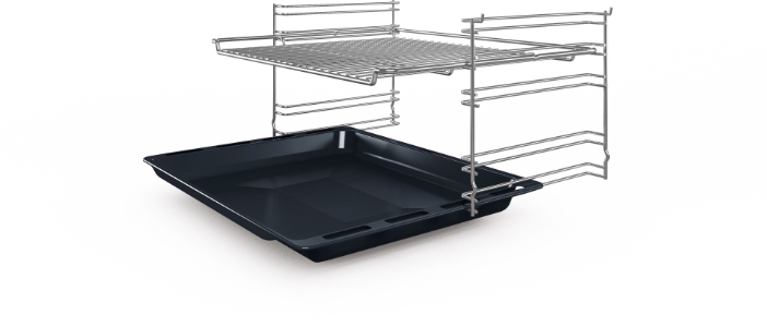 Bosch HBF133BR0 Serie 2  Einbau-Backofen 60 x 60 cm  Edelstahl 