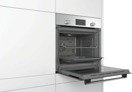 Bosch HBF133BR0 Serie 2  Einbau-Backofen 60 x 60 cm  Edelstahl 