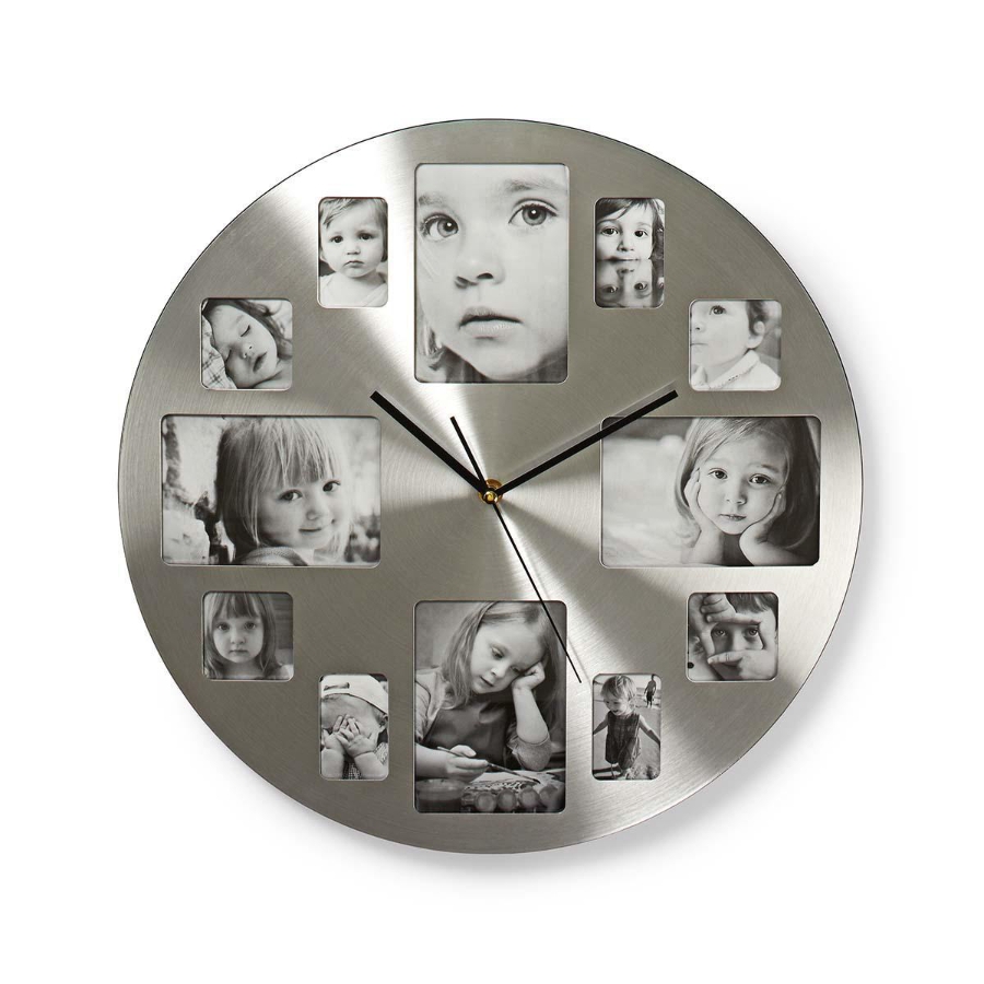 Nedis CLWA003PH40 Kreisförmige Wanduhr | Durchmesser von 40 cm |