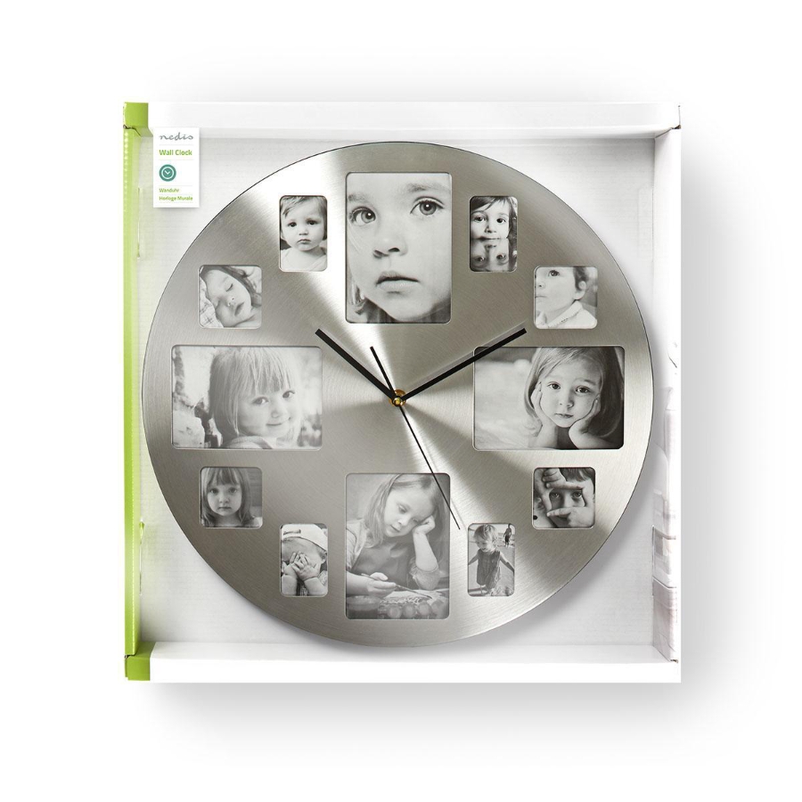 Nedis CLWA003PH40 Kreisförmige Wanduhr | Durchmesser von 40 cm |