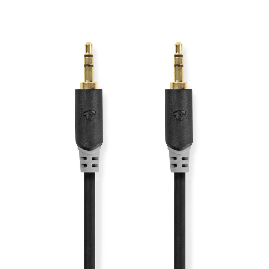 Nedis CABW22000AT20 Stereo Audiokabel | 3,5-mm-Stecker | 2,0 m | Anthrazit