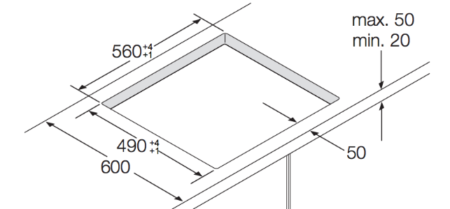 Samsung NZ64H37075K  Induktionskochfeld Autark 60cm 