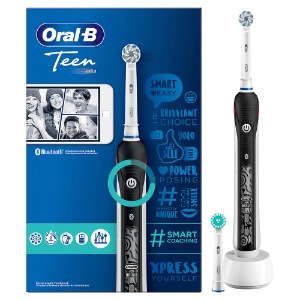 Oral-B Teen Elektrische Zahnbürste Schwarz 