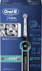 Oral-B Teen Elektrische Zahnbürste Schwarz 