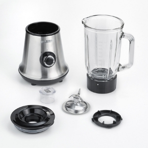 Severin SM3734 Standmixer mit Glas-Mixbehälter Edelstahl-Schwarz 500W